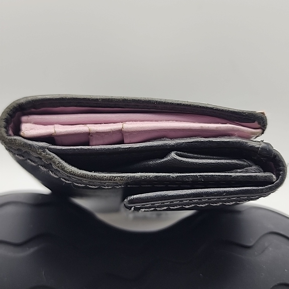 Elegant Coach Black/lavender Leather Women's Bag - Picture 12 of 13